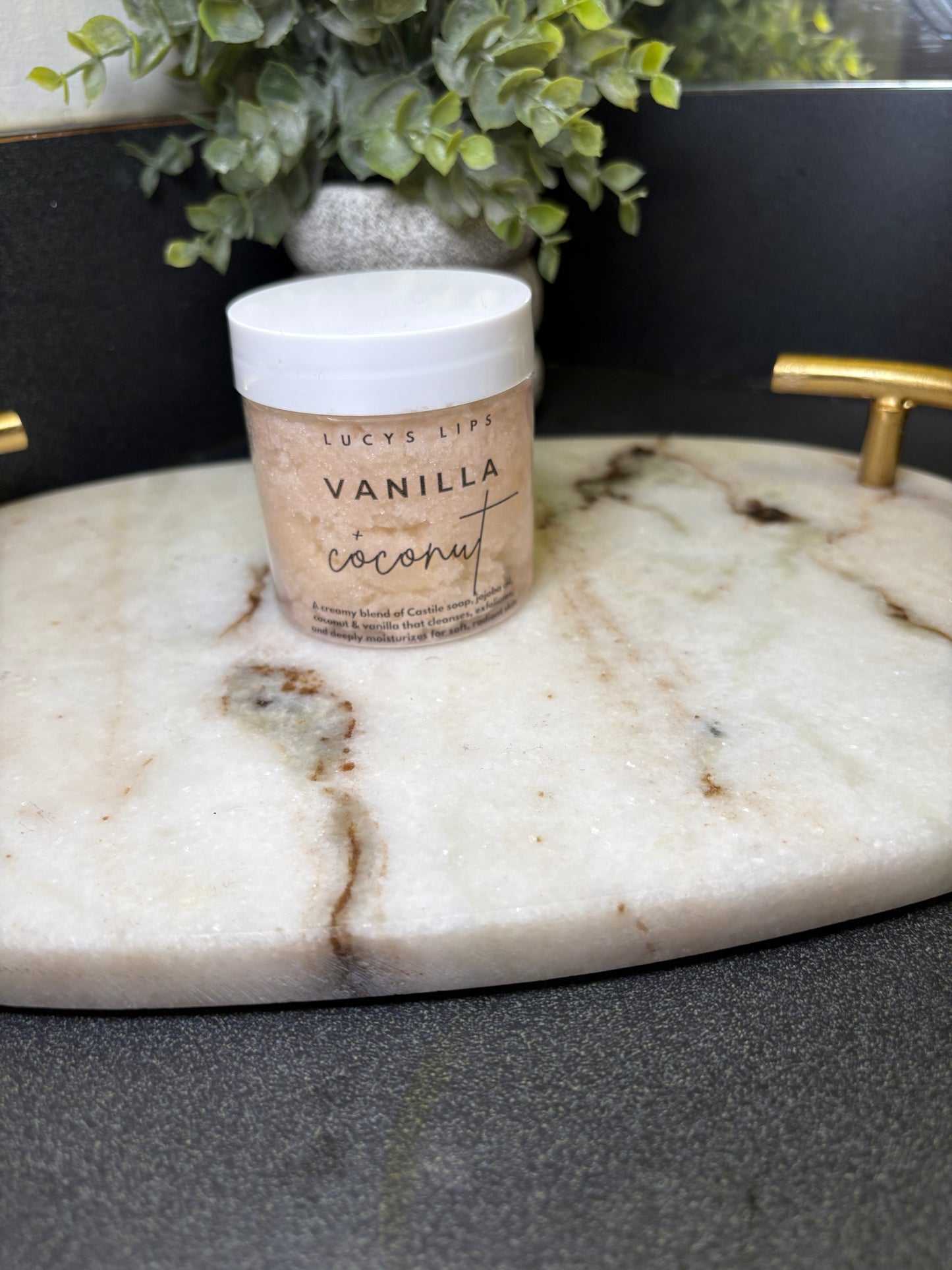 Shea butter body scrub