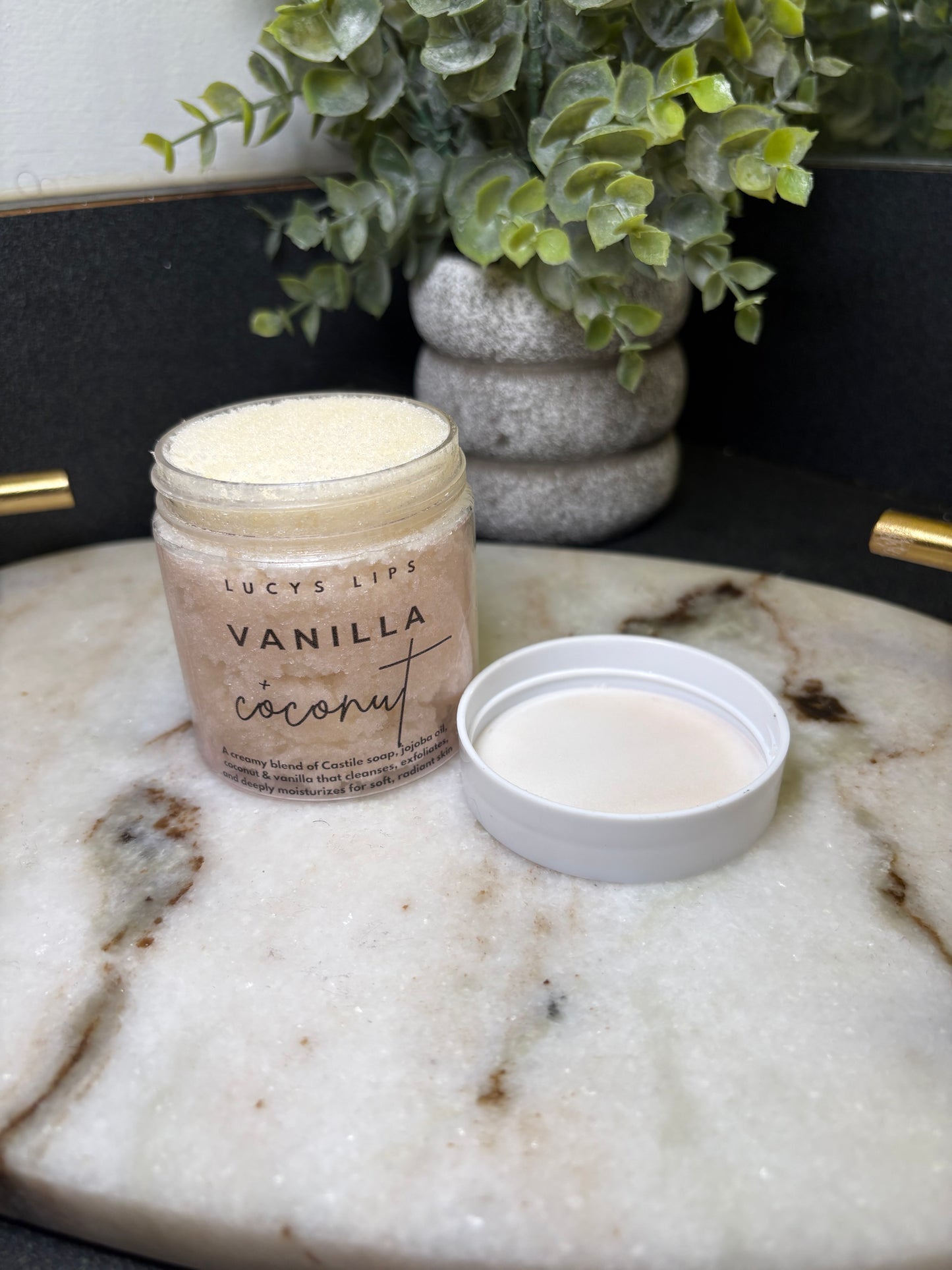 Shea butter body scrub